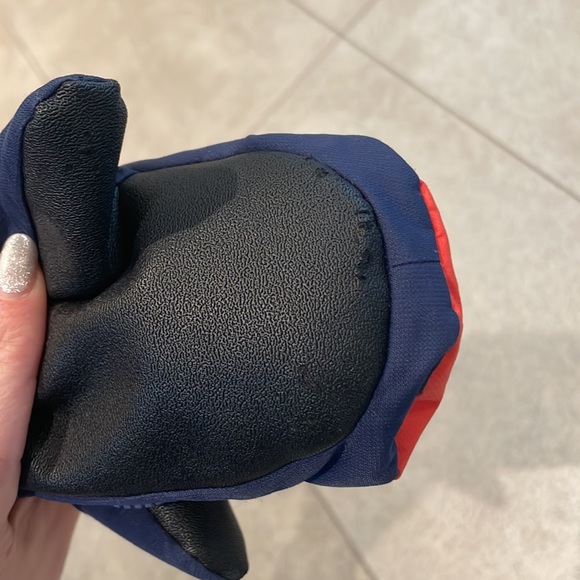 Kombi Mittens, Children, Enfant, Size L, Navy and Orange - Picture 8 of 8